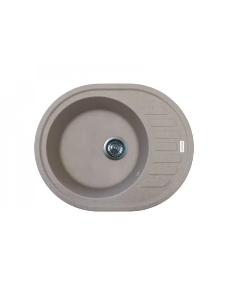 Мийка для кухні з граніту Adamant Ovum Terra, 615х495х200 мм - 1