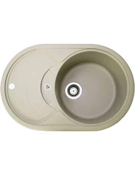 Мойка для кухни из гранита Adamant Shell сахара, 770х495х200 мм - 1 Мойка для кухни из гранита Adamant Shell сахара, 770х495х200 мм - 1