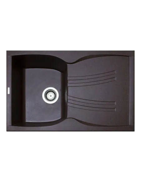 Мойка для кухни из гранита Adamant New Line Mokko, 780х495х235 мм - 1