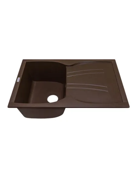 Мойка для кухни из гранита Adamant New Line коричневая, 780х495х235 мм - 1