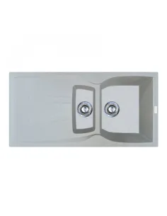 Мийка для кухні з граніту Adamant New Line Plus світло-сіра, 975х495х235 мм - 1