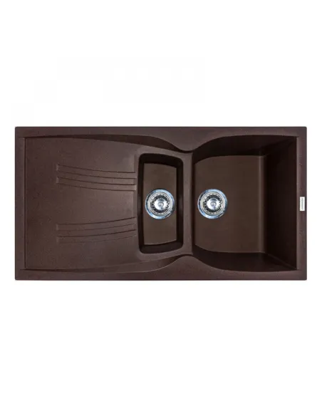 Мойка для кухни из гранита Adamant New Line Plus Mokko, 975х495х235 мм - 1 Мойка для кухни из гранита Adamant New Line Plus Mokko, 975х495х235 мм - 1