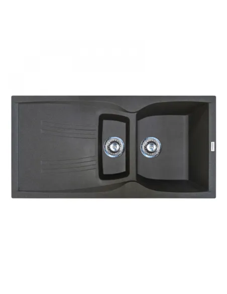 Мойка для кухни из гранита Adamant New Line Plus графит, 975х495х235 мм - 1