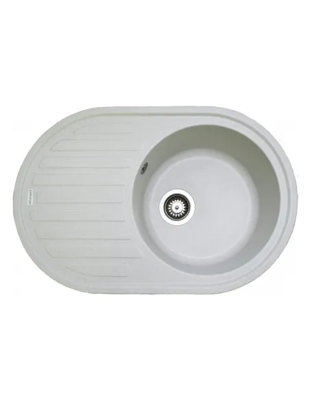 Мойка для кухни из гранита Adamant Ellipsis Old Stone, 765х495х200 мм - 1