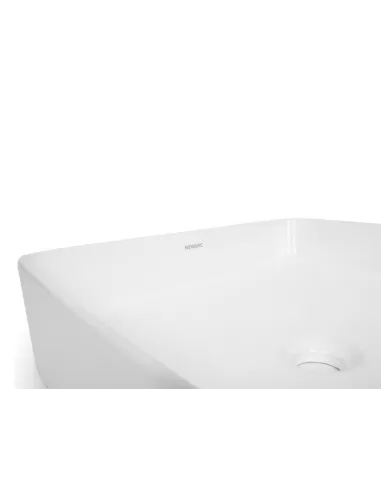 Керамическая раковина Newarc Aqua 9440W накладная, белая - 3
