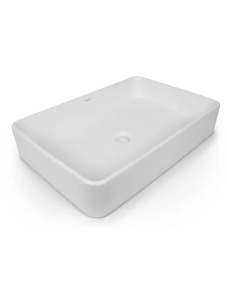 Керамическая раковина Newarc Aqua 9461W накладная, белая - 2