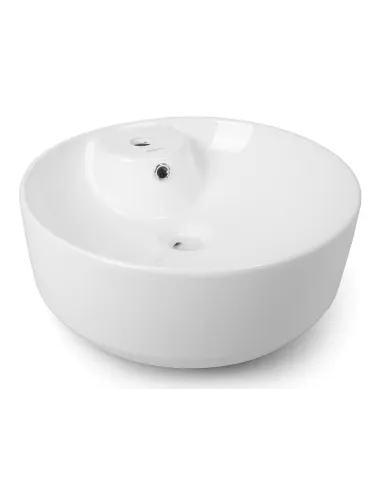 Керамическая раковина Newarc Countertop 5017W NEW накладная, белая - 2