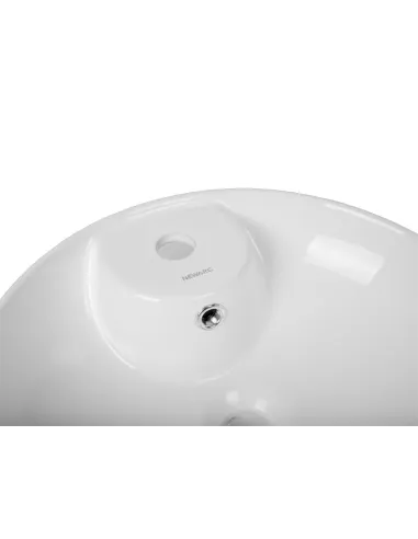 Керамическая раковина Newarc Countertop 5017W NEW накладная, белая - 3