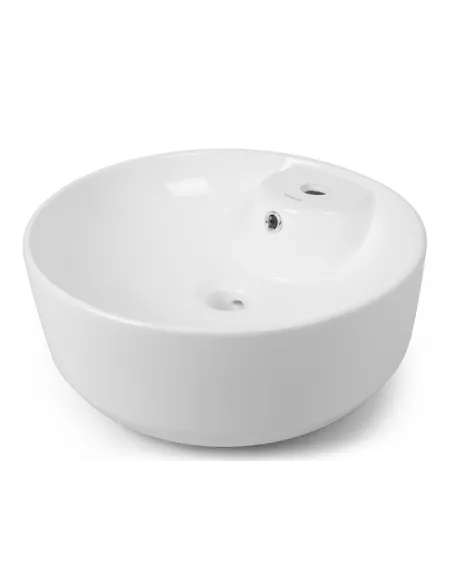 Керамическая раковина Newarc Countertop 5017W NEW накладная, белая - 4 Керамическая раковина Newarc Countertop 5017W NEW накладная, белая - 4