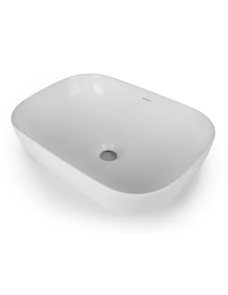 Керамическая раковина Newarc Aqua 9845W накладная, белая - 1