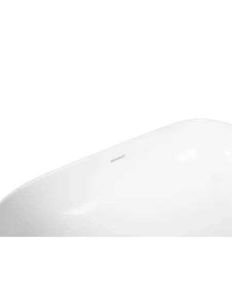 Керамическая раковина Newarc Aqua 9845W накладная, белая - 2