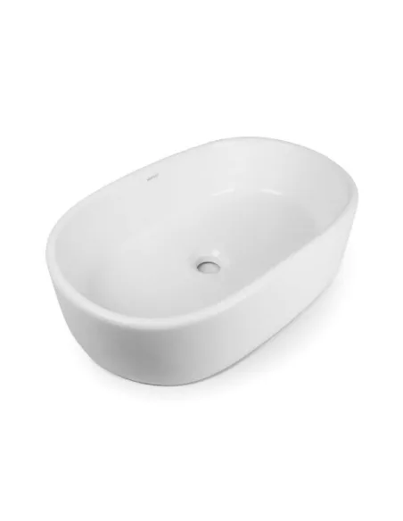 Керамическая раковина Newarc Aqua 9855W накладная, белая - 1