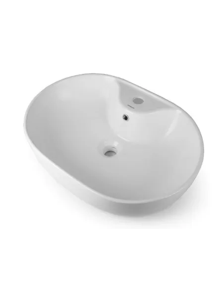 Керамическая раковина Newarc Life 9860W накладная, белая - 1