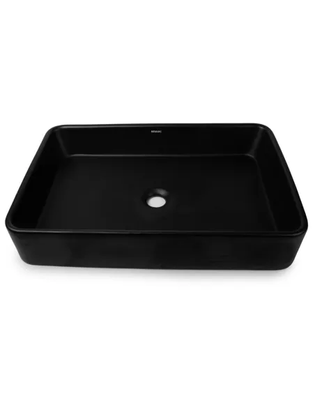 Керамическая раковина Newarc Aqua 9461B-M накладная, черная - 1