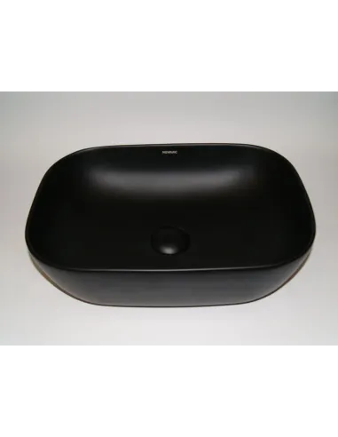 Керамическая раковина Newarc Life 9845B-M накладная, черная - 6