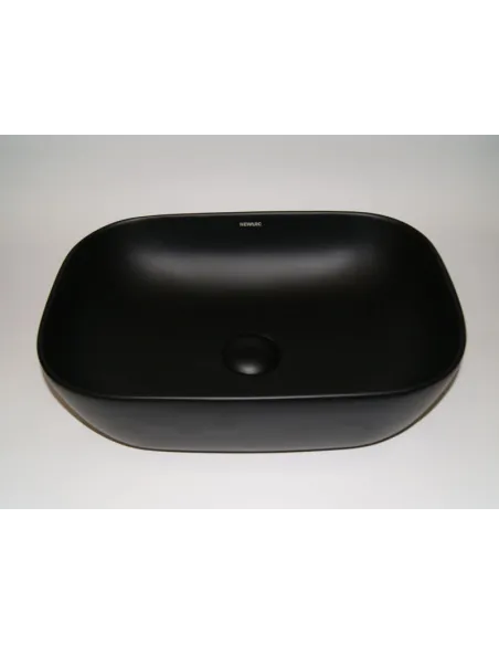 Керамическая раковина Newarc Life 9845B-M накладная, черная - 6