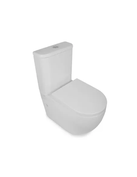 Унитаз компакт Newarc Modern Rimless 3822W New безободковый, сиденье микролифт - 1 Унитаз компакт Newarc Modern Rimless 3822W New безободковый, сиденье микролифт - 1