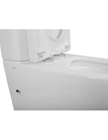 Унитаз компакт Newarc Modern Rimless 3822W New безободковый, сиденье микролифт - 6 Унитаз компакт Newarc Modern Rimless 3822W New безободковый, сиденье микролифт - 6