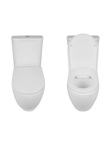 Унитаз компакт Newarc Modern Rimless 3822W New безободковый, сиденье микролифт - 7 Унитаз компакт Newarc Modern Rimless 3822W New безободковый, сиденье микролифт - 7