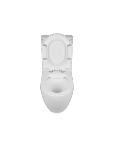 Унитаз компакт Newarc Modern Rimless 3822W New безободковый, сиденье микролифт - 8