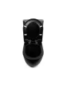 Унитаз компакт Newarc Modern Rimless 3822B-M безободковый, сиденье микролифт,черный - 4