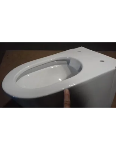 Чаша подвесного унитаза Newarc Life 1 Rimless 9823W с сиденьем - 5