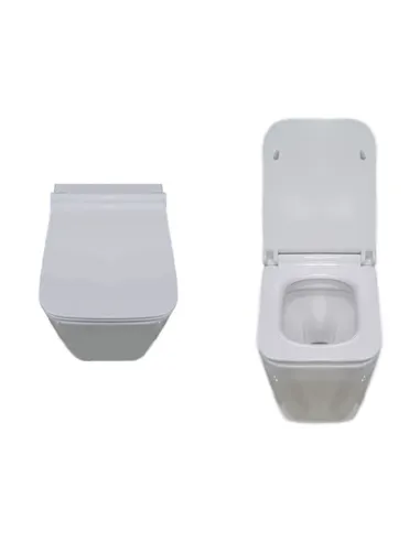 Чаша подвесного унитаза Newarc Aqua 9423W с сиденьем - 2