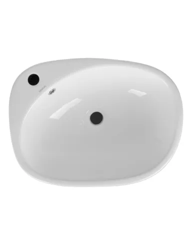 Напольная раковина Newarc Life 9812W керамическая, белая - 6