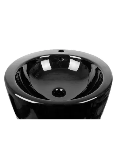 Напольная раковина Newarc Modern 3812B керамическая, черная - 3