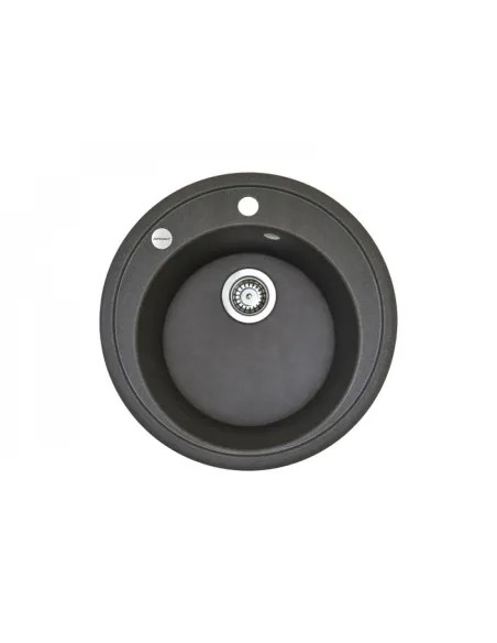 Мойка для кухни из гранита Adamant Sun серая, 510х510х200 мм - 1