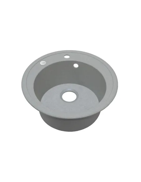 Мойка для кухни из гранита Adamant Sun светло-серая, 510х510х200 мм - 2