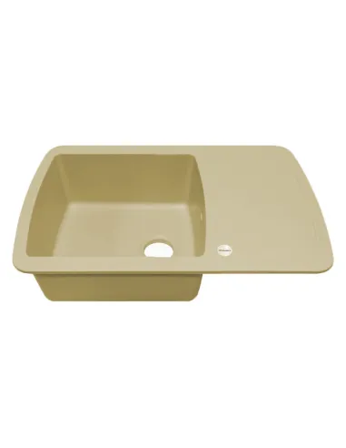 Мойка для кухни из гранита Adamant Optimaks Ivory, 775х495х200 мм - 2