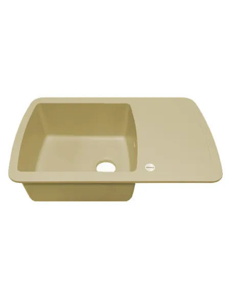 Мойка для кухни из гранита Adamant Optimaks Ivory, 775х495х200 мм - 2