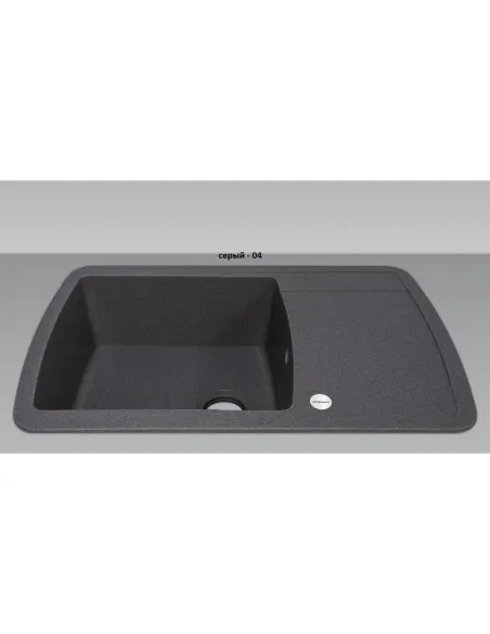 Мойка для кухни из гранита Adamant Optimaks серая, 775х495х200 мм - 2 Мойка для кухни из гранита Adamant Optimaks серая, 775х495х200 мм - 2