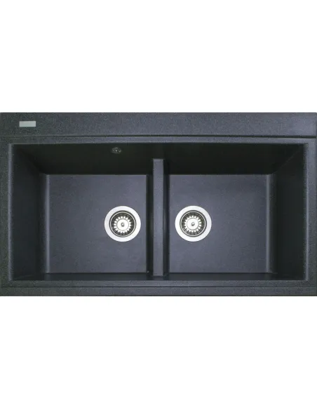 Мойка для кухни из гранита Adamant Similar графит, 885х505х230 мм - 1