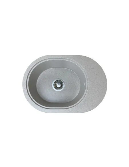 Мойка для кухни из гранита Adamant Ovale Terra, 610х420х180 мм - 1