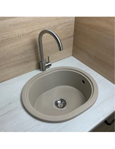 Мойка для кухни из гранита Adamant Circum сахара, 500х425х180 мм - 2