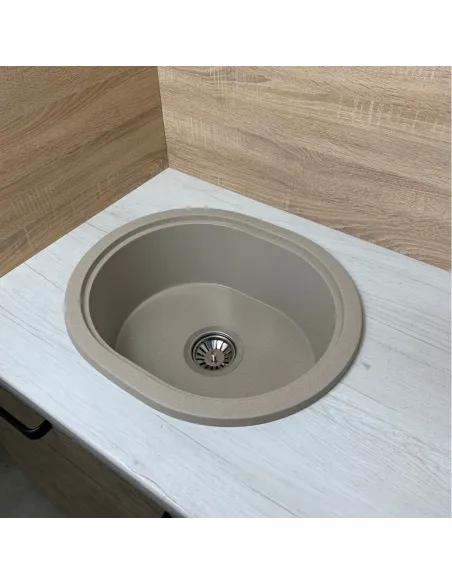 Мойка для кухни из гранита Adamant Circum сахара, 500х425х180 мм - 3