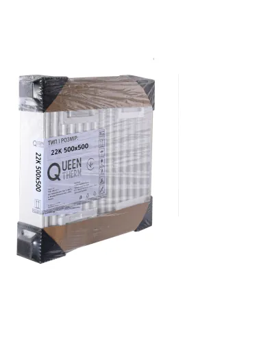 Стальной радиатор Queen Therm 500х500 22 тип, боковое подключение - 3