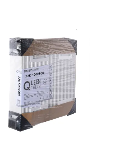 Стальной радиатор Queen Therm 500х500 22 тип, боковое подключение - 3