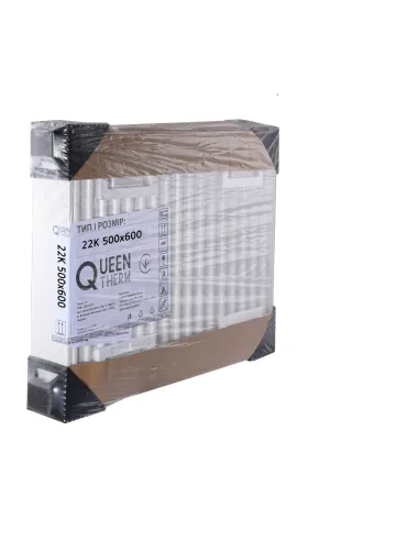 Стальной радиатор Queen Therm 500х600 22 тип, боковое подключение - 3