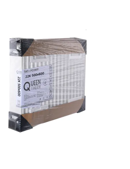 Стальной радиатор Queen Therm 500х600 22 тип, боковое подключение - 3