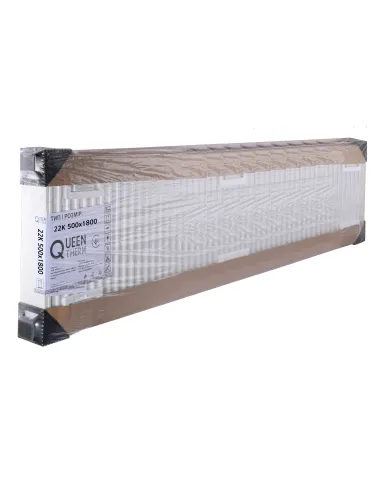 Стальной радиатор Queen Therm 500х1800 22 тип, боковое подключение - 3