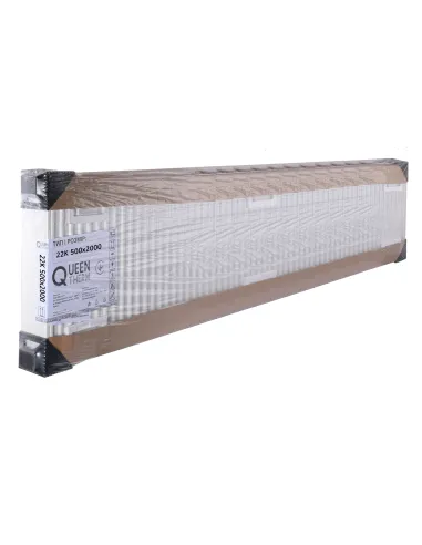 Стальной радиатор Queen Therm 500х2000 22 тип, боковое подключение - 3