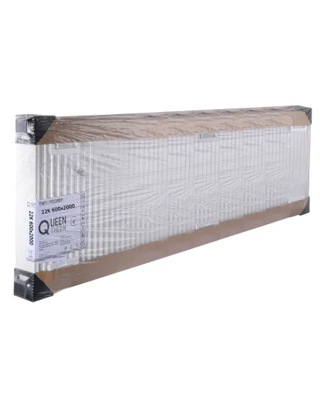 Стальной радиатор Queen Therm 600х2000 22 тип, боковое подключение - 3
