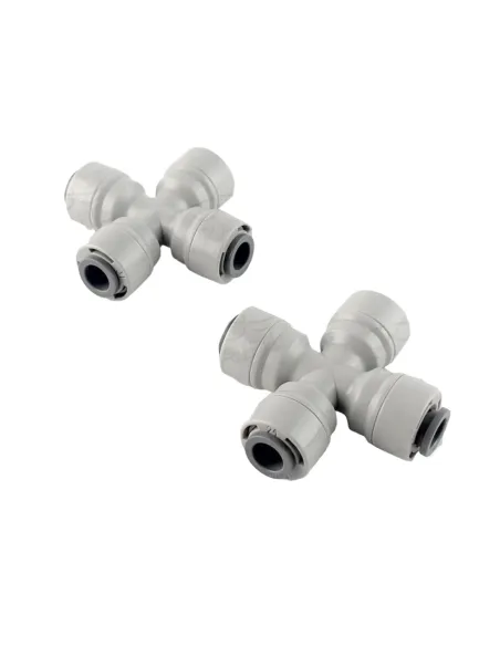 Фитинг распределительный крестообразный Raifil 1808-А / 4CR4, 0.25х0.25х0.25х0.25 дюйма - 1