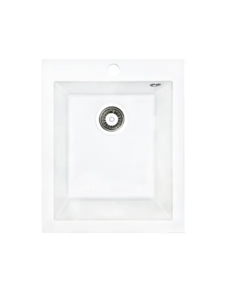 Мойка для кухни из гранита Adamant Board белая, 410х495х190 мм - 1