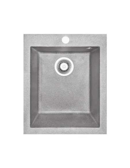 Мойка для кухни из гранита Adamant Board светло-серая, 410х495х190 мм - 1