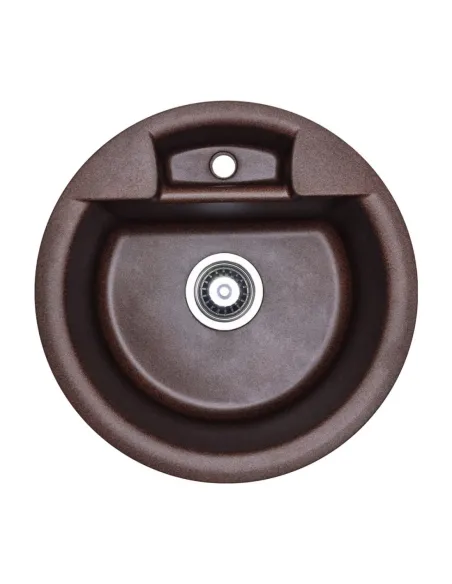 Мойка для кухни из гранита Adamant Fine Mokko, 470х470х190 мм - 1