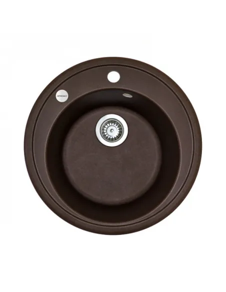 Мойка для кухни из гранита Adamant Sun Mokko, 510х510х200 мм - 1